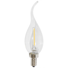 Tc35 Clear Candle Bulb with Flame Tip Top
